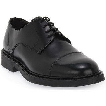 Pantofi Bărbați Mocasini Exton NERO ABRASIVATO Negru