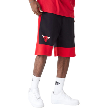 Îmbracaminte Bărbați Pantaloni trei sferturi New-Era NBA Colour Block Short Bulls roșu