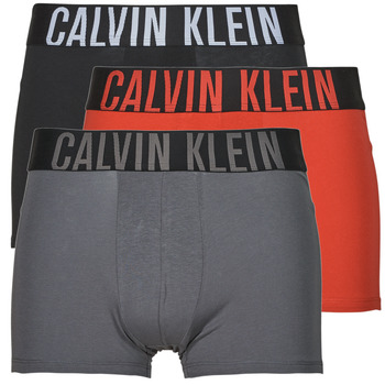 Lenjerie intimă Bărbați Boxeri Calvin Klein Jeans TRUNK 3PK X3 Roșu / Negru / Gri
