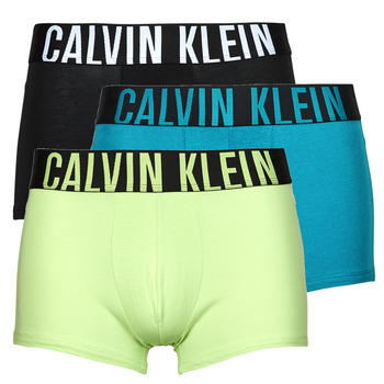 Lenjerie intimă Bărbați Boxeri Calvin Klein Jeans TRUNK 3PK X3 Alb / Negru / Albastru
