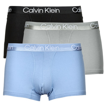 Lenjerie intimă Bărbați Boxeri Calvin Klein Jeans TRUNK 3PK X3 Gri / Albastru / Negru