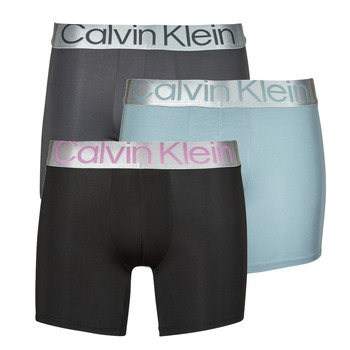 Lenjerie intimă Bărbați Boxeri Calvin Klein Jeans BOXER BRIEF 3PK X3 Gri / Gri / Negru