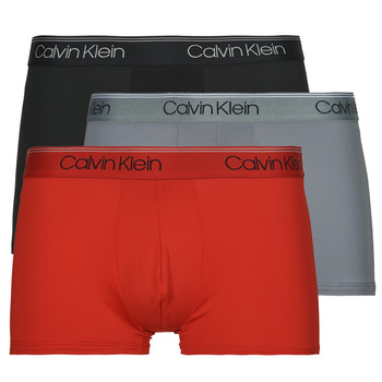 Lenjerie intimă Bărbați Boxeri Calvin Klein Jeans LOW RISE TRUNK 3PK X3 Negru / Roșu / Gri