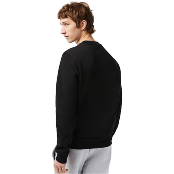 Lacoste Organic Brushed Cotton Sweatshirt - Noir Negru