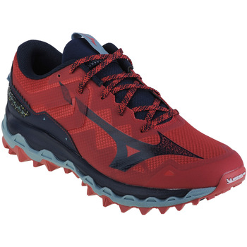 Pantofi Bărbați Trail și running Mizuno Wave Mujin 9 roșu