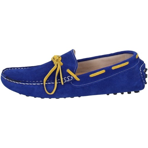Pantofi Bărbați Mocasini Calzoleria Borbonica EZ513 10 albastru
