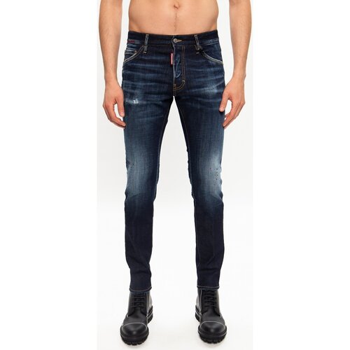 Îmbracaminte Bărbați Jeans skinny Dsquared S74LB0767 albastru