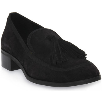 Pantofi Femei Mocasini S.piero BLACK FLAT RUBBER Negru