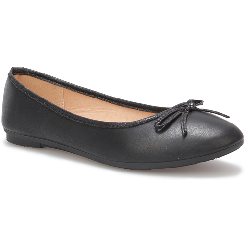 Pantofi Femei Balerin și Balerini cu curea La Modeuse 68018_P158494 Negru
