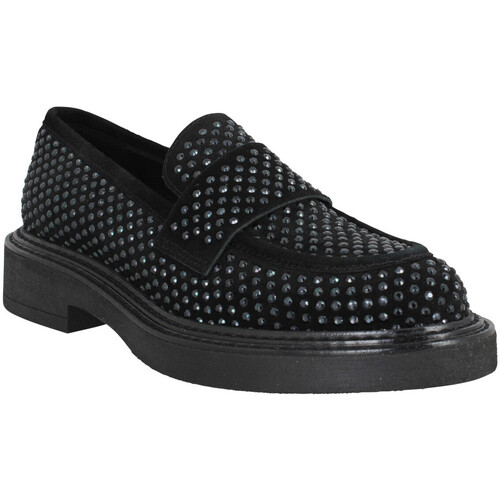 Pantofi Femei Mocasini Semerdjian M22 Velours Femme Noir Negru