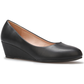 Pantofi Femei Balerin și Balerini cu curea La Modeuse 67539_P156857 Negru