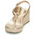 Pantofi Femei Sandale MICHAEL Michael Kors CASEY WEDGE Auriu