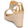 Pantofi Femei Sandale MICHAEL Michael Kors BERKLEY MID WEDGE Auriu
