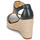 Pantofi Femei Sandale MICHAEL Michael Kors BERKLEY MID WEDGE Negru