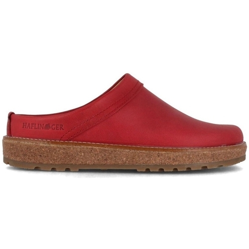 Pantofi Femei Papuci de vară Haflinger TRAVELCLASSIC H roșu