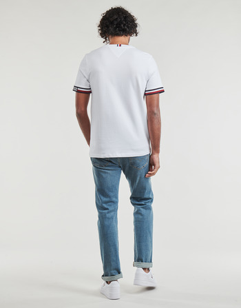 Tommy Hilfiger MONOTYPE BOLD GSTIPPING TEE Alb