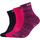 Accesorii Femei Sosete Skechers 3PPK Wm Mesh Ventilation Socks roz