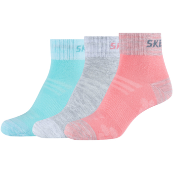 Accesorii Femei Sosete Skechers 3PPK Wm Mesh Ventilation Quarter Socks Multicolor
