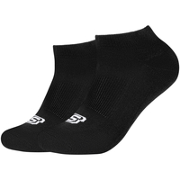 Accesorii Sosete Skechers 2PPK Basic Cushioned Sneaker Socks Negru