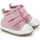 Pantofi Fete Ghete Bibi Shoes Ghetute Fete Bibi Afeto Joy Pink cu Velcro roz