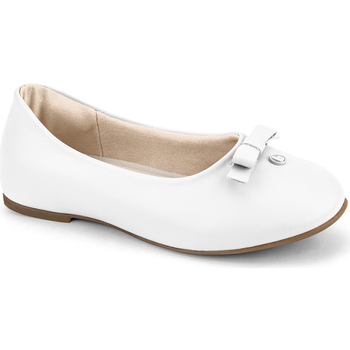 Pantofi Fete Balerin și Balerini cu curea Bibi Shoes Balerini Bibi Ballerina White Alb