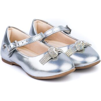 Bibi Shoes Balerini Bibi Ballerina Silver Sparkle Argintiu