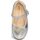 Pantofi Fete Balerin și Balerini cu curea Bibi Shoes Balerini Bibi Ballerina Silver Sparkle Argintiu