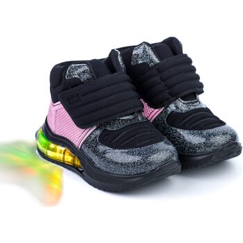 Bibi Shoes Ghete Fete Bibi Space Wave 3.0 Black/Pink Negru