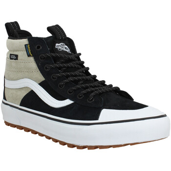 Pantofi Bărbați Sneakers Vans Sk8 Hi Mte 2 Velours Homme Black Khaki Negru