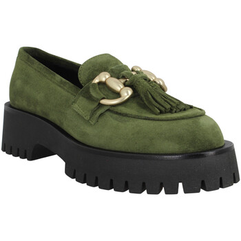 Pantofi Femei Mocasini Semerdjian E1 Velours Femme Cappero verde