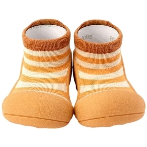 Pantofi Copii Botoșei bebelusi Attipas Stripes - Mustard galben