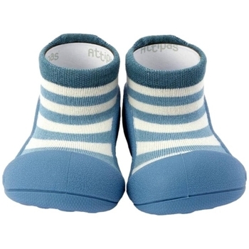 Pantofi Copii Botoșei bebelusi Attipas Stripes - Blue albastru