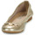 Pantofi Femei Balerin și Balerini cu curea Dorking SIBEL Auriu