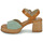 Pantofi Femei Sandale Dorking DIAMOND Verde / Maro