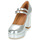 Pantofi Femei Balerin și Balerini cu curea Moony Mood SELENA Argintiu