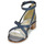Pantofi Femei Sandale So Size ROSSI Albastru / Argintiu