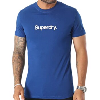 Îmbracaminte Bărbați Tricouri mânecă scurtă Superdry 223130 albastru