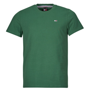Îmbracaminte Bărbați Tricouri mânecă scurtă Tommy Jeans TJM SLIM JERSEY C NECK EXT Verde