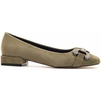 Pantofi Femei Balerin și Balerini cu curea Leindia 84657 verde