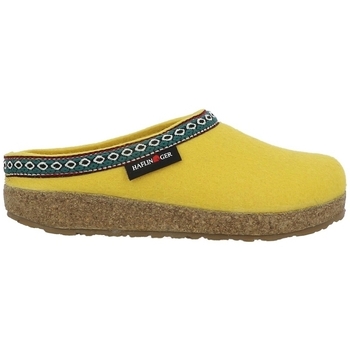 Pantofi Femei Papuci de casă Haflinger GRIZZLY FRANZL galben