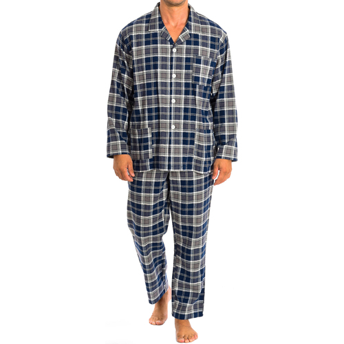 Îmbracaminte Bărbați Pijamale și Cămăsi de noapte Kisses&Love KL30180 Albastru