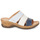 Pantofi Femei Papuci de vară Josef Seibel CATALONIA 86 Albastru / Alb