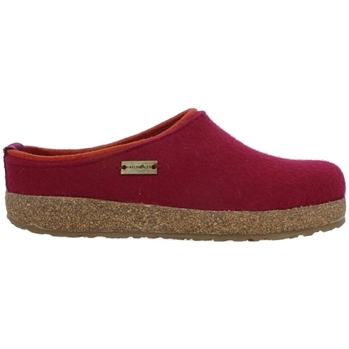 Pantofi Femei Papuci de casă Haflinger GRIZZLY KRIS roșu