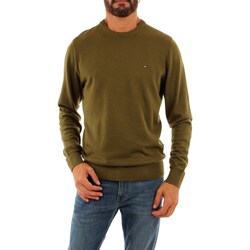 Îmbracaminte Bărbați Tricouri mânecă scurtă Tommy Hilfiger MW0MW28046 verde