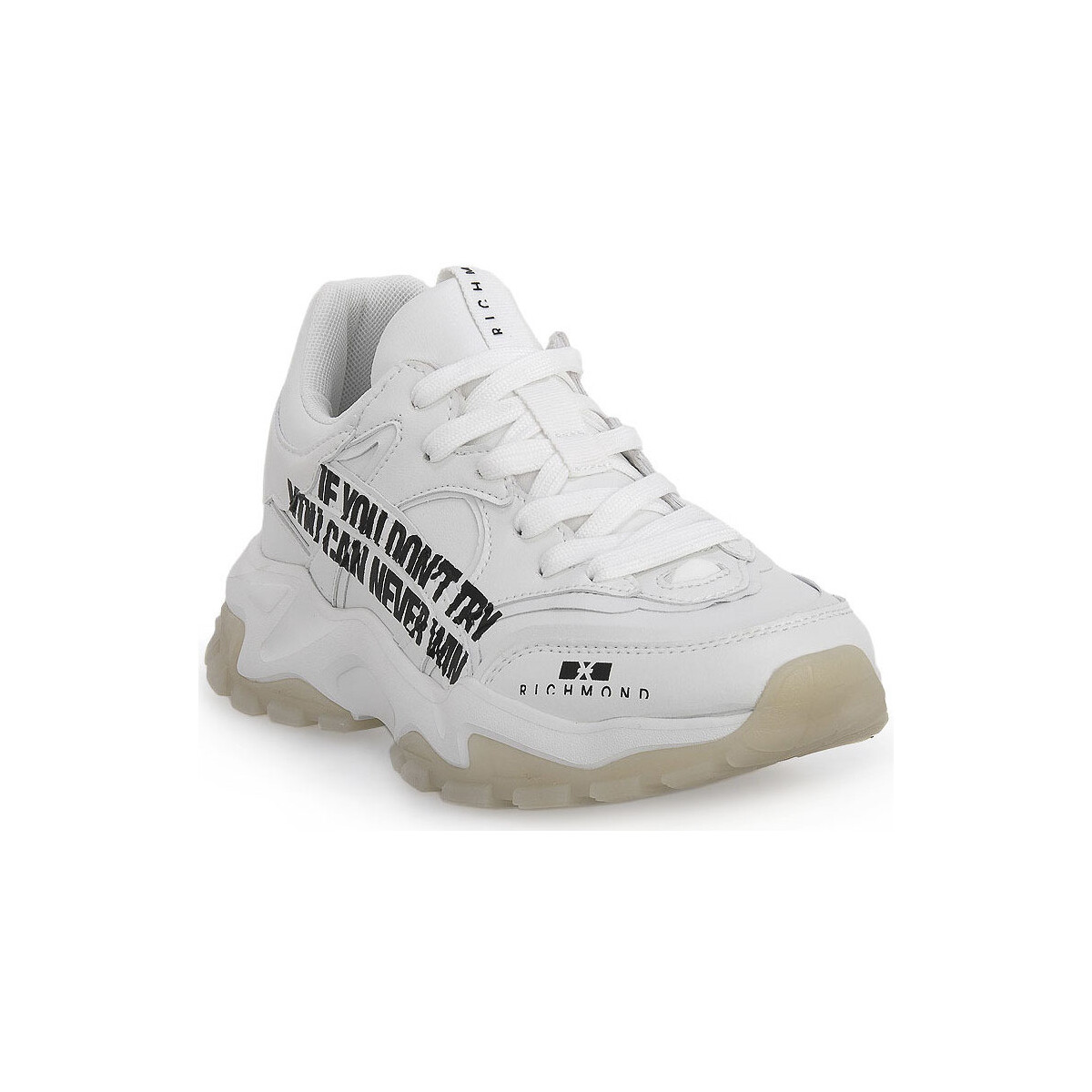 Pantofi Bărbați Sneakers Richmond MICRO BIANCO Alb