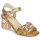 Pantofi Femei Sandale Laura Vita  Camel / Multicolor