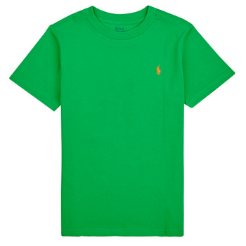 Îmbracaminte Copii Tricouri mânecă scurtă Polo Ralph Lauren SS CN-TOPS-T-SHIRT Verde / Preppy /  green