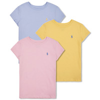 Îmbracaminte Fete Tricouri mânecă scurtă Polo Ralph Lauren TEE BUNDLE-SETS-GIFT BOX SET Multicolor