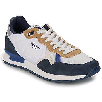 Pantofi Bărbați Pantofi sport Casual Pepe jeans BRIT MIX M Albastru / Alb