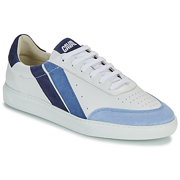 Pantofi Bărbați Pantofi sport Casual Caval LOW SLASH 50 SHADES OF BLUE Alb / Albastru